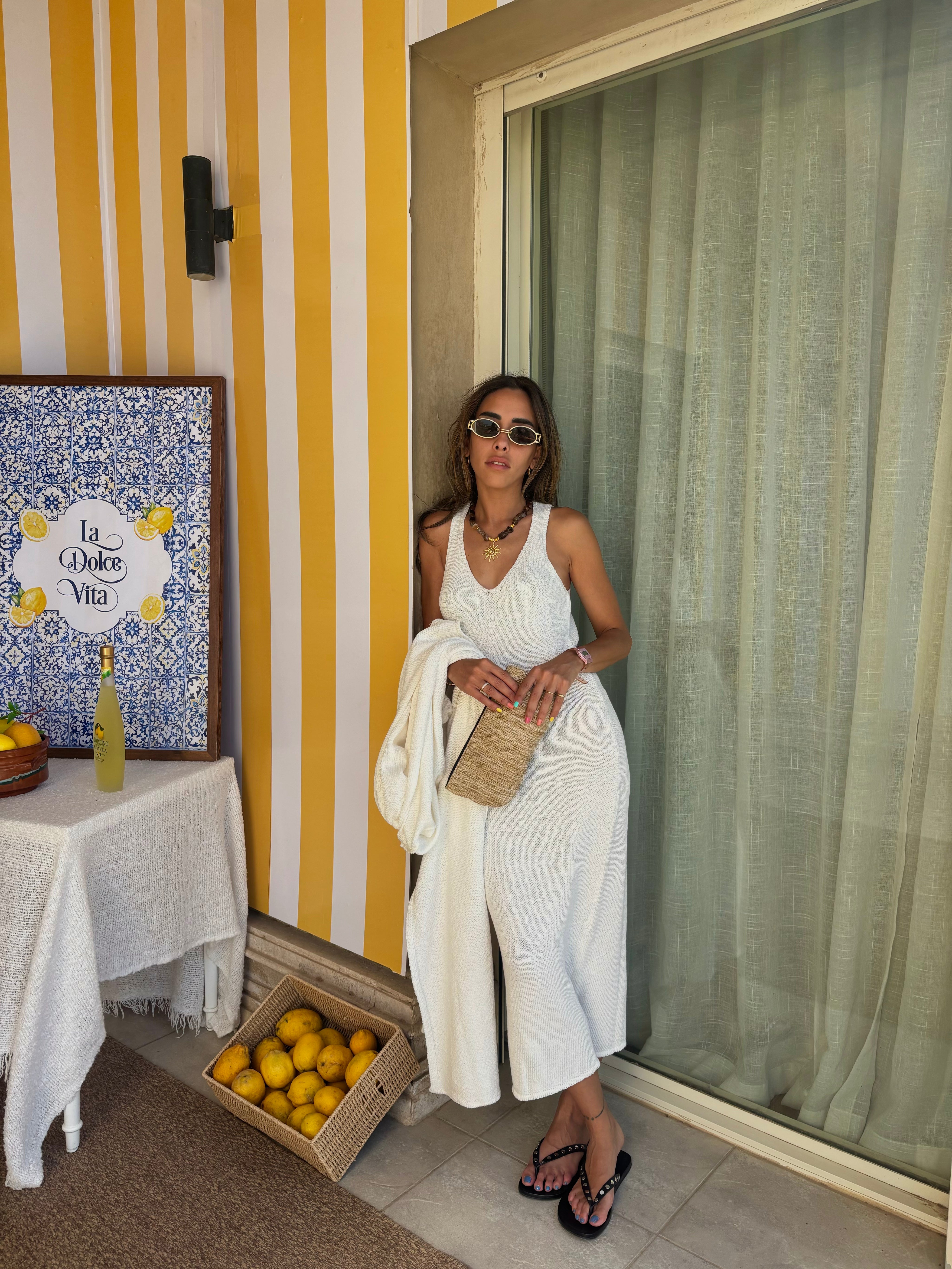 The Creme Island Dress