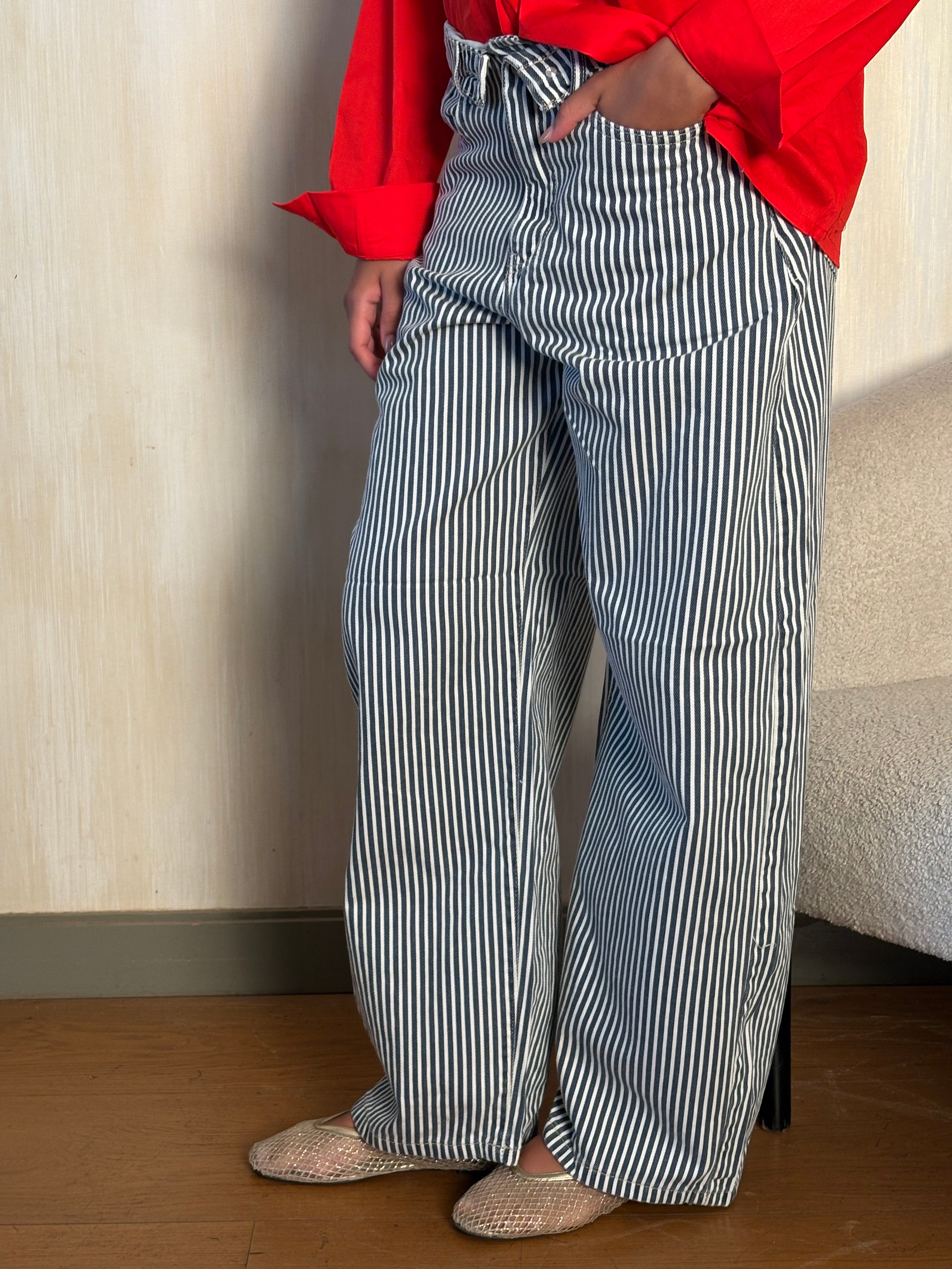 The Pinstripe Jeans