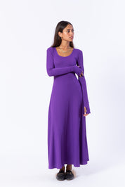 Long Sleeve Ribbed Dress