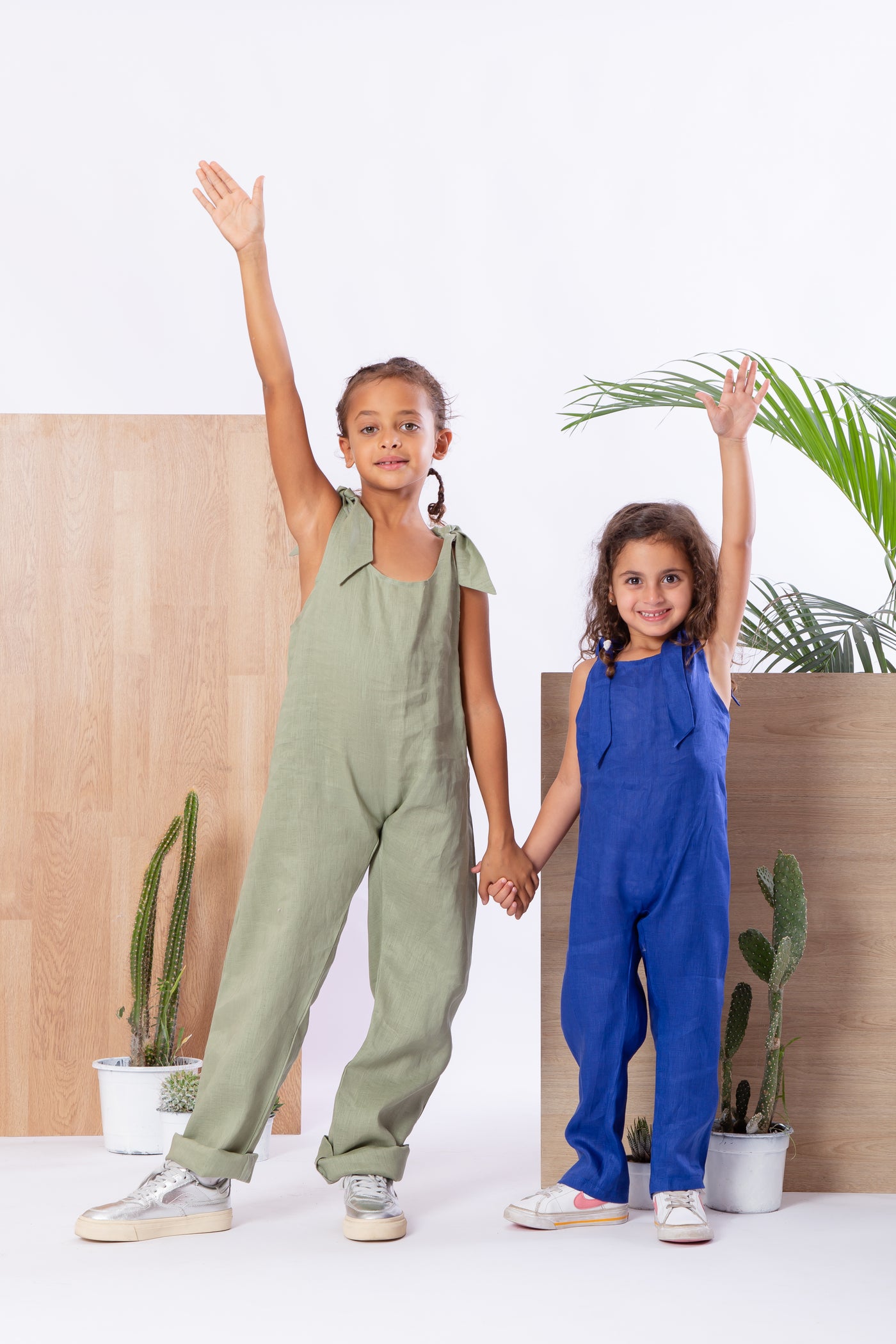 Kids Linen Jumpsuit