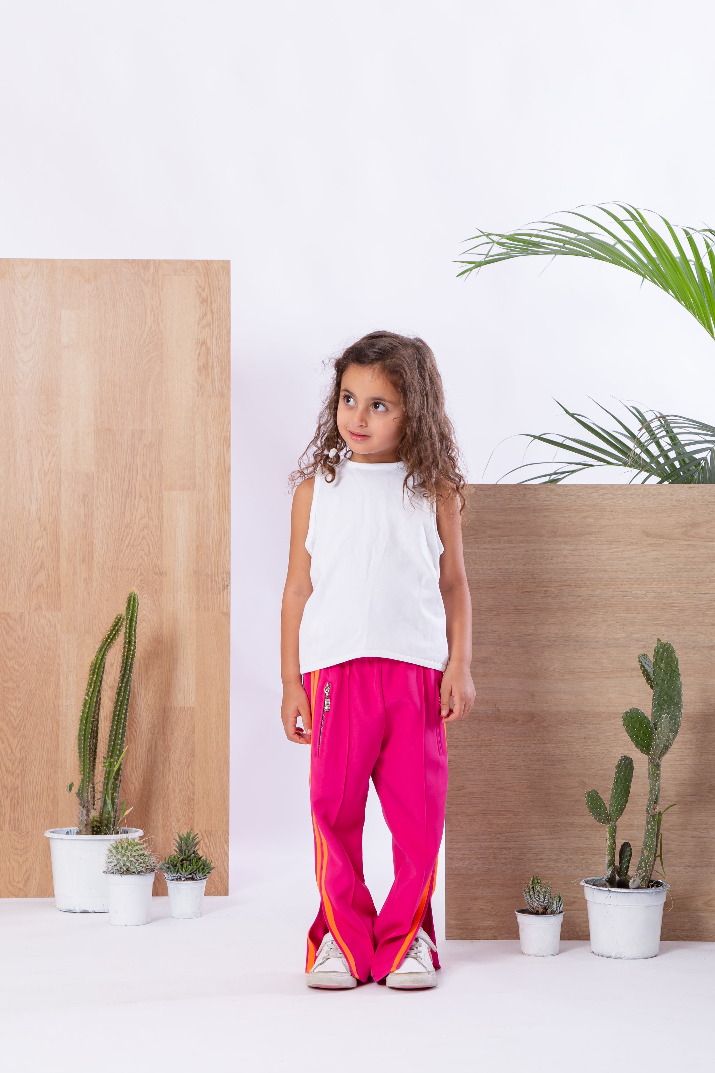 Kids Multicolor Two Stripes Pants