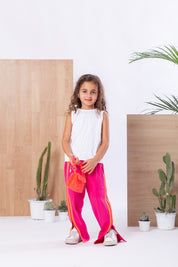 Kids Multicolor Two Stripes Pants
