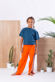 Kids Multicolor Two Stripes Pants