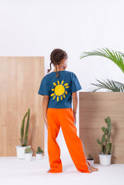 Kids Multicolor Two Stripes Pants