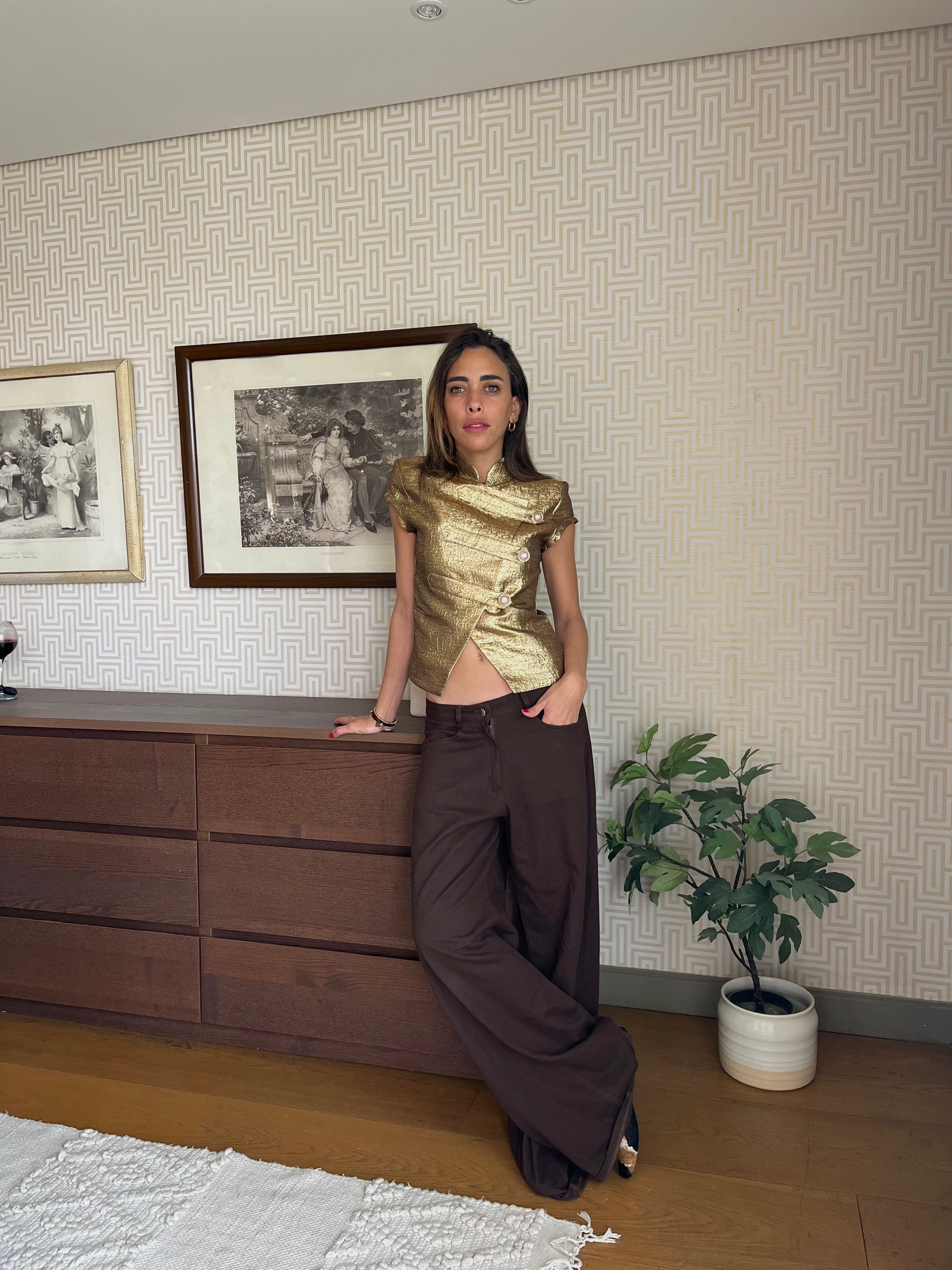 The Golden Mandarin Top