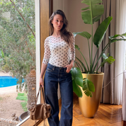 The Polka Dot Sheer Top