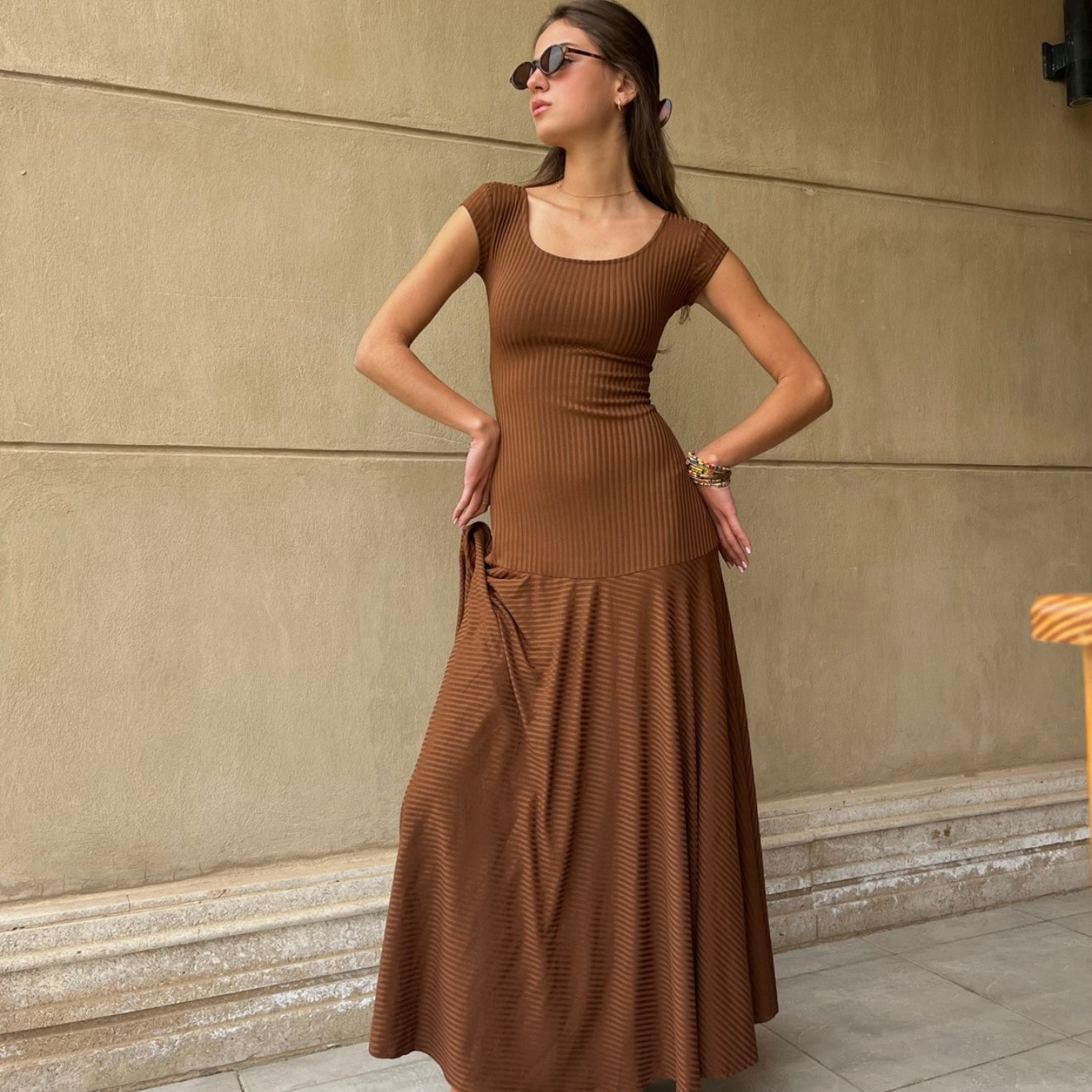The Vivid Wave Dress