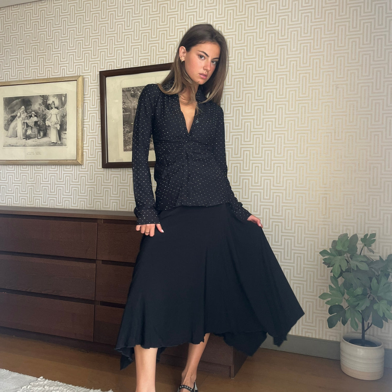 The Palm Night Skirt
