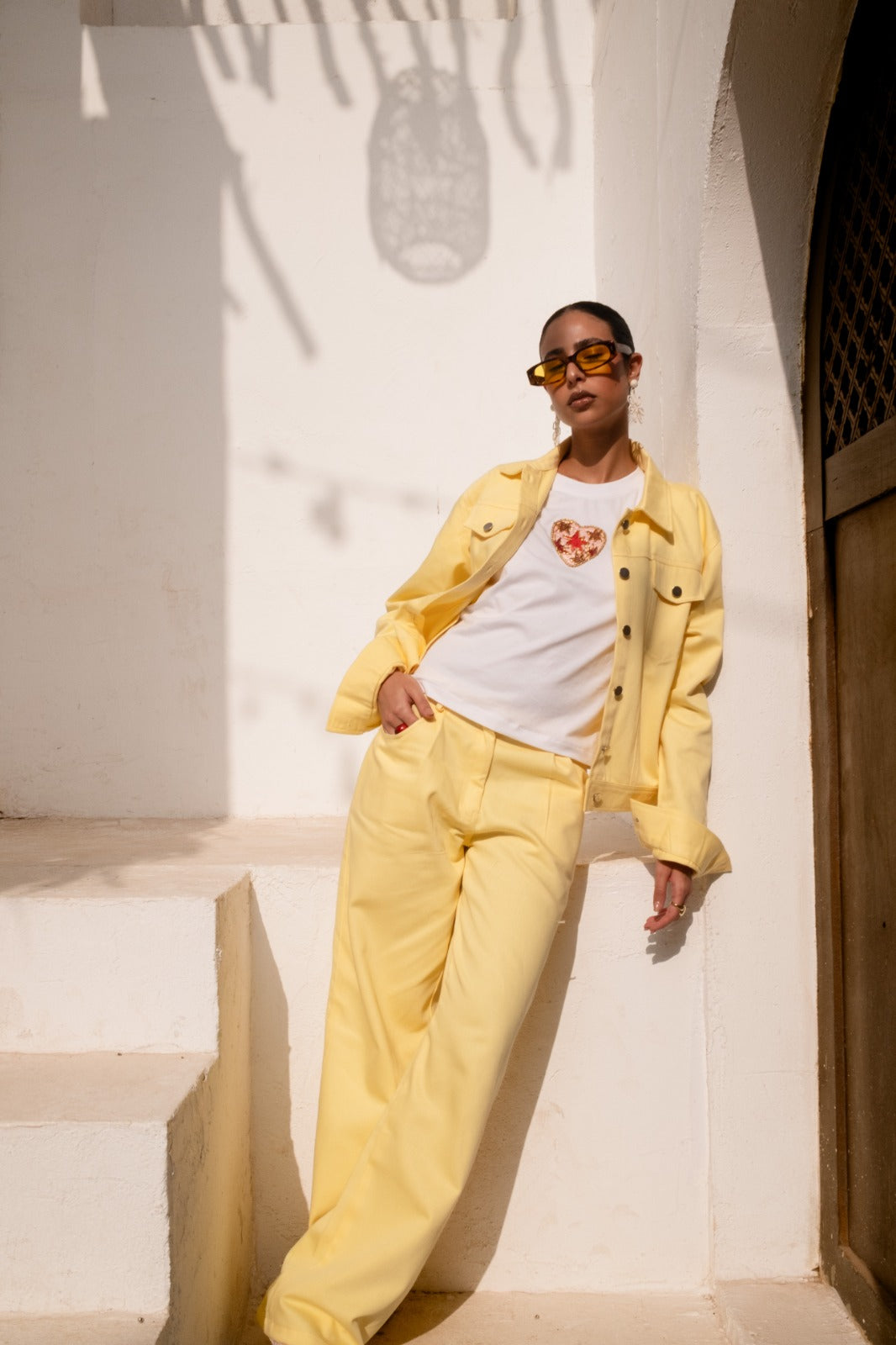 The Yellow Denim Jacket