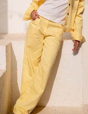 The Yellow Denim Pants
