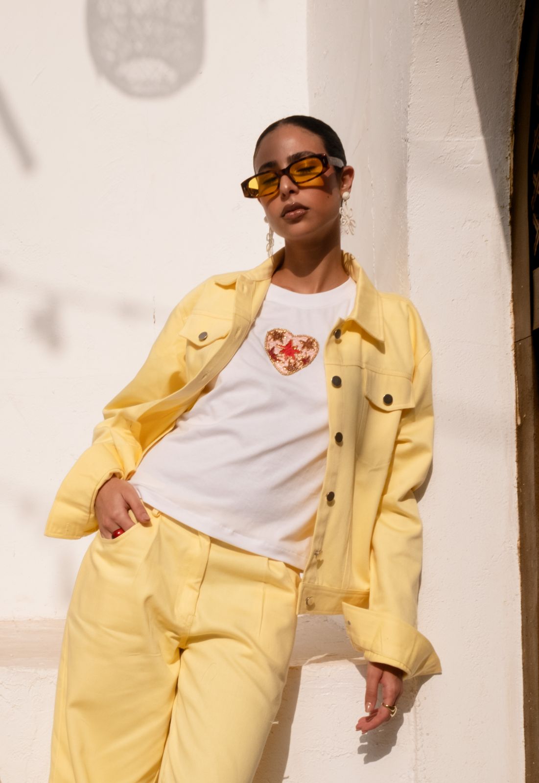 The Yellow Denim Jacket