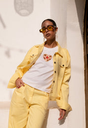 The Yellow Denim Jacket