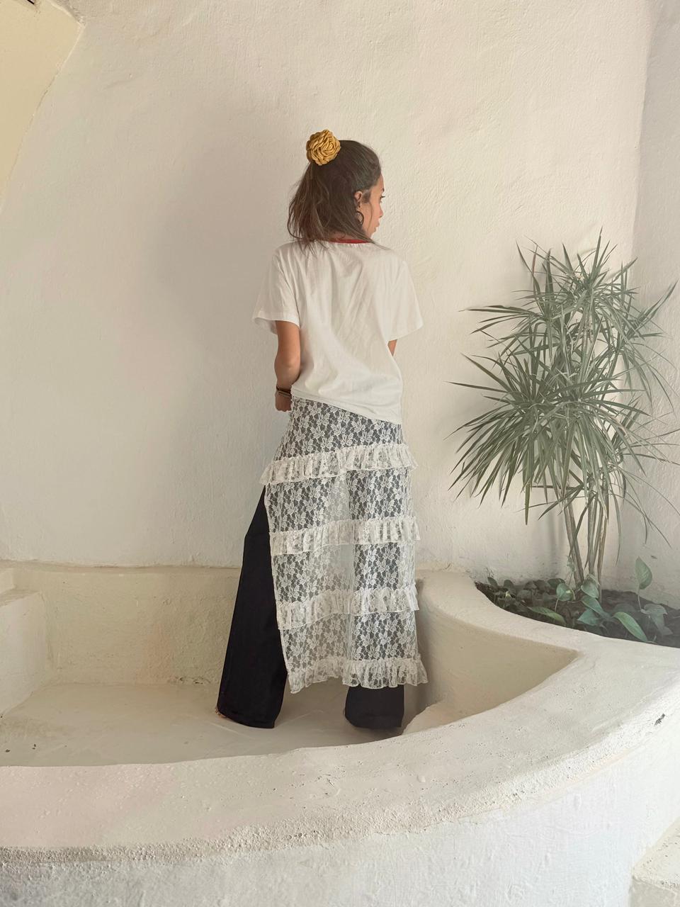 The Lace Skirt Wrap