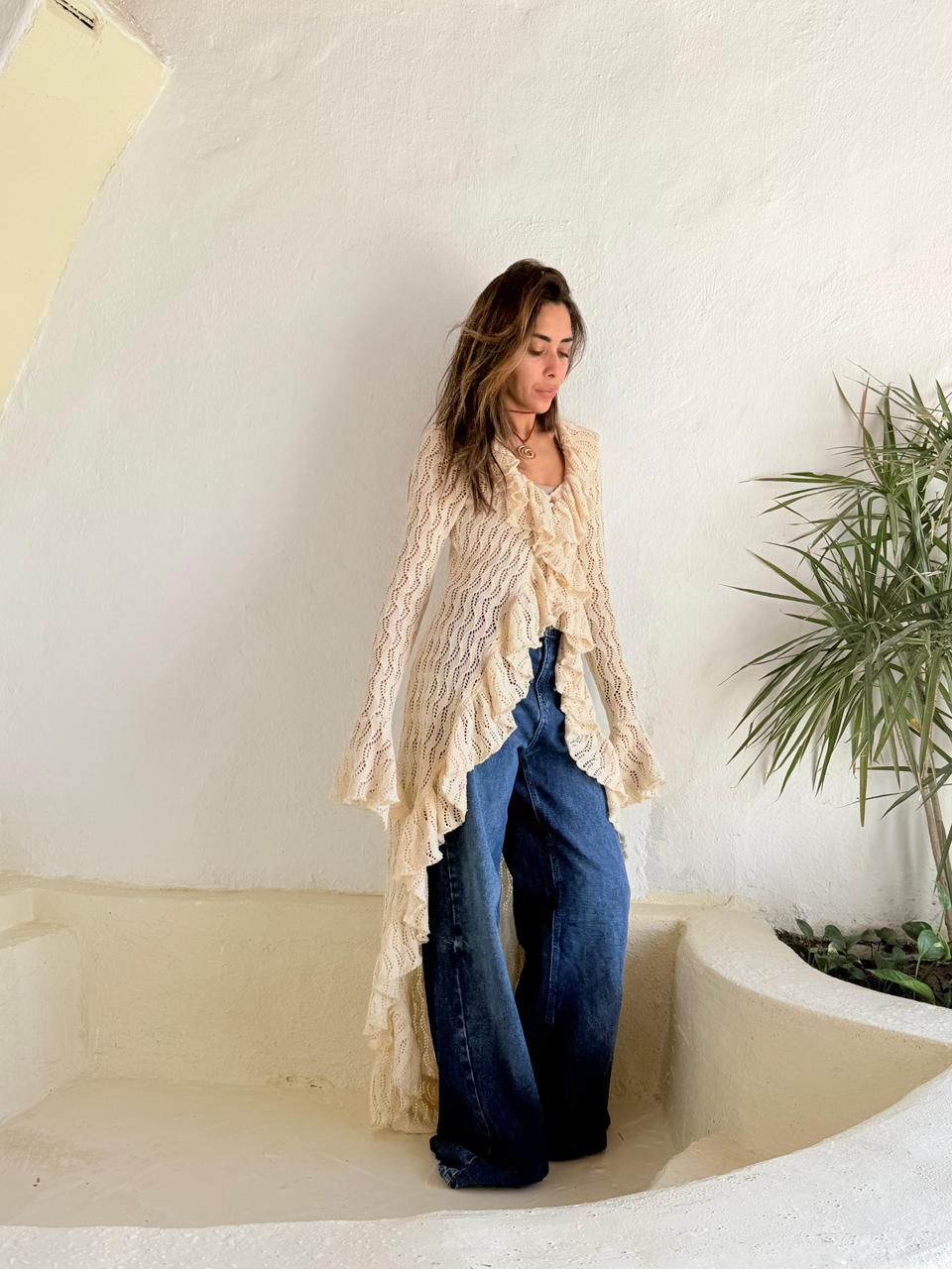 The Ruffle Rush Cardigan