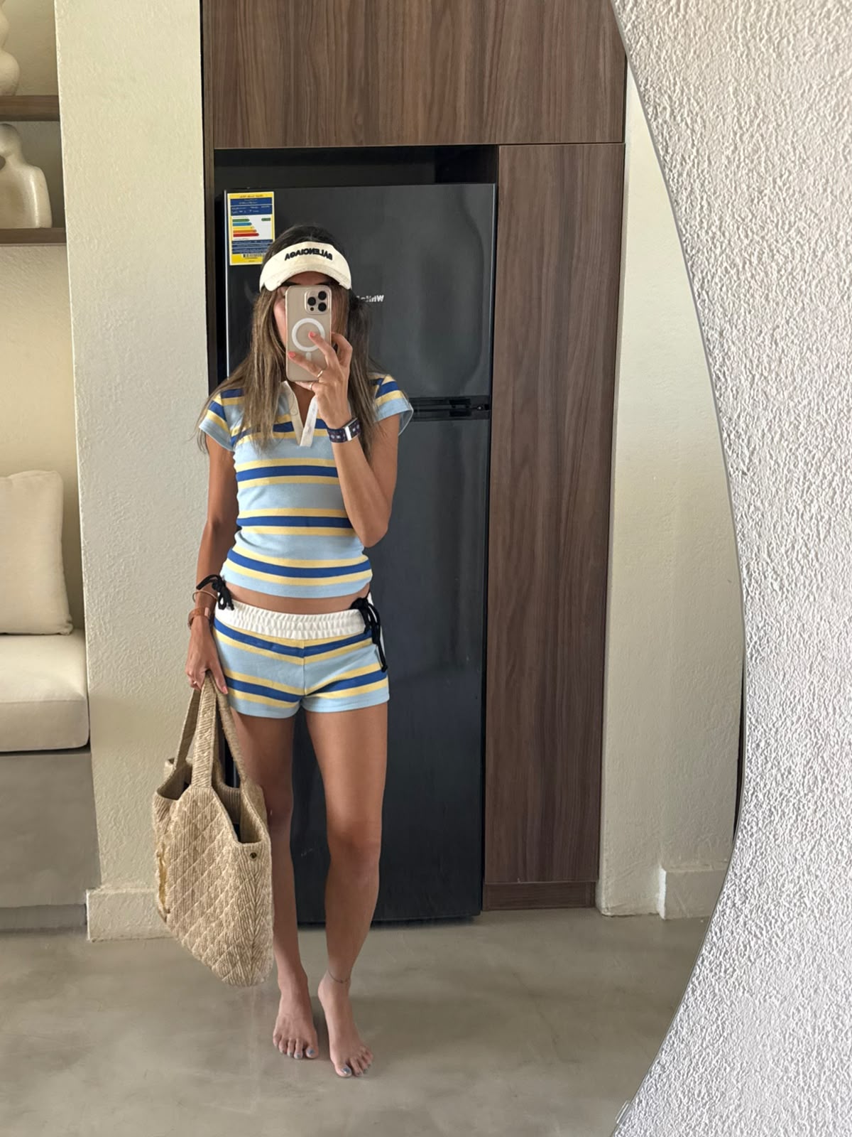 The Ocean Striped Polo Set