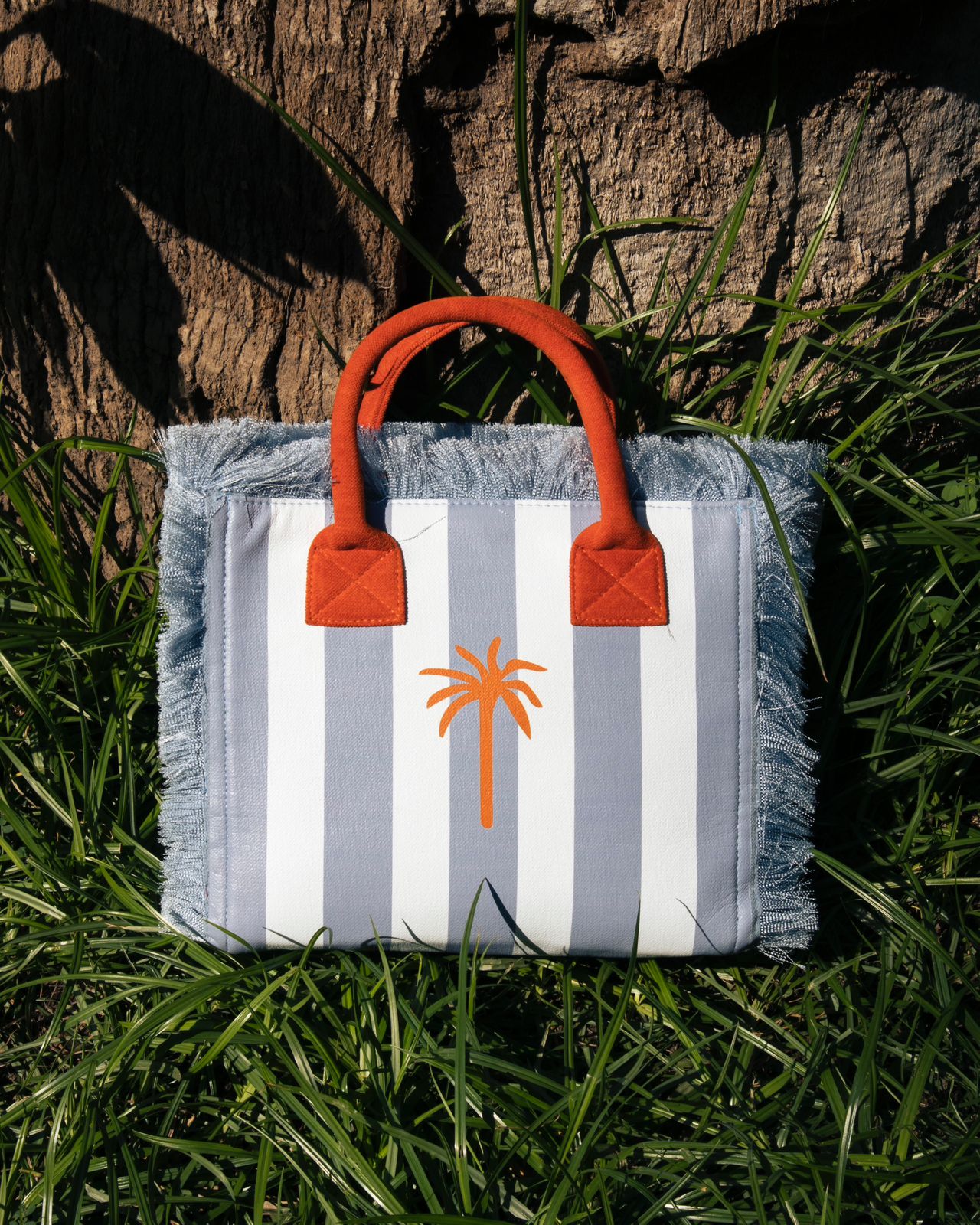 Palm Stripes Bag