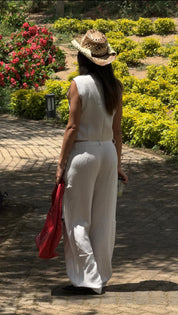 The Vested Linen - White