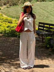 The Vested Linen - White