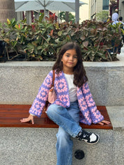 Kids The Garden Crochet Jacket
