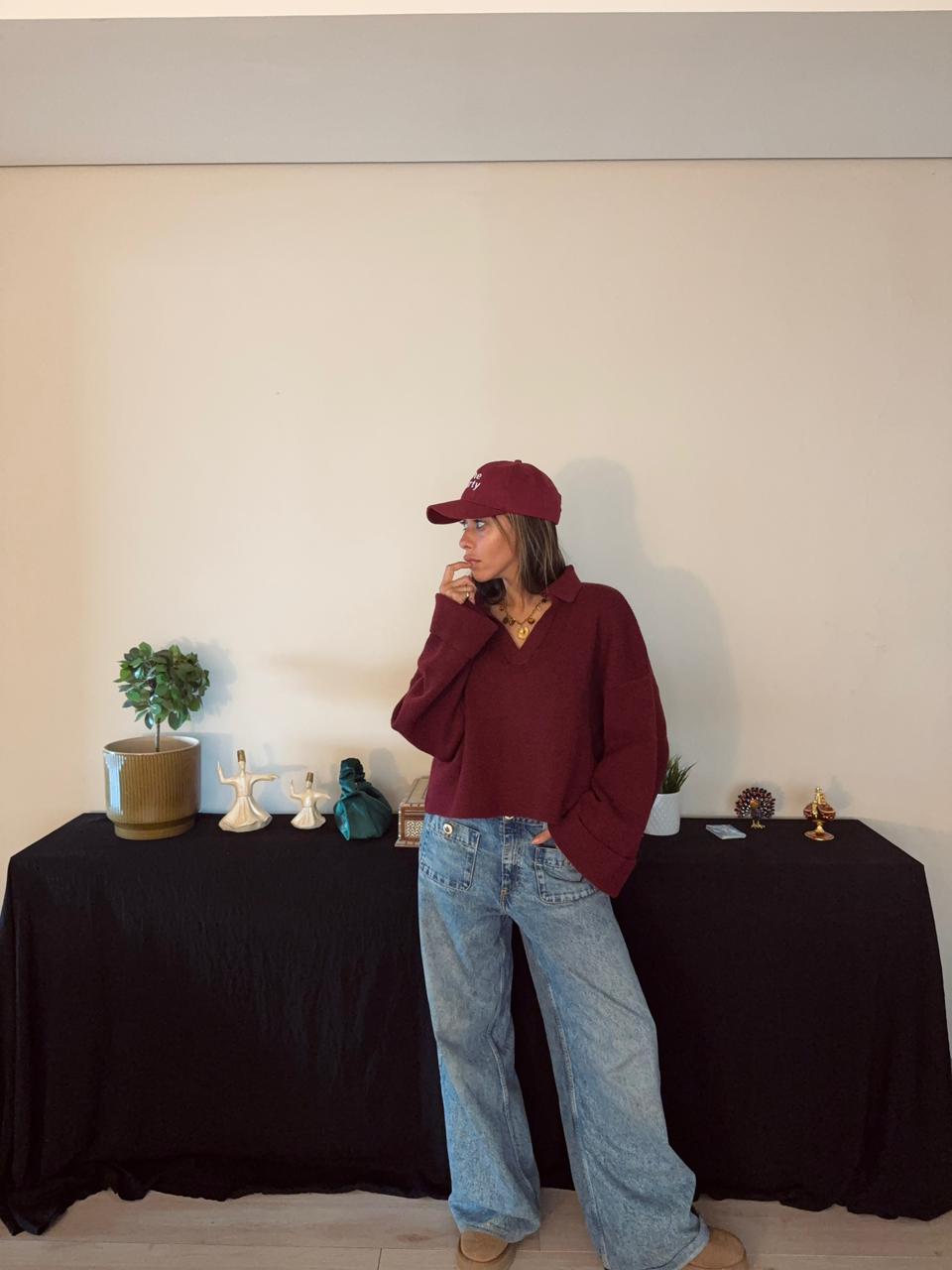 The Knitted Polo Sweater