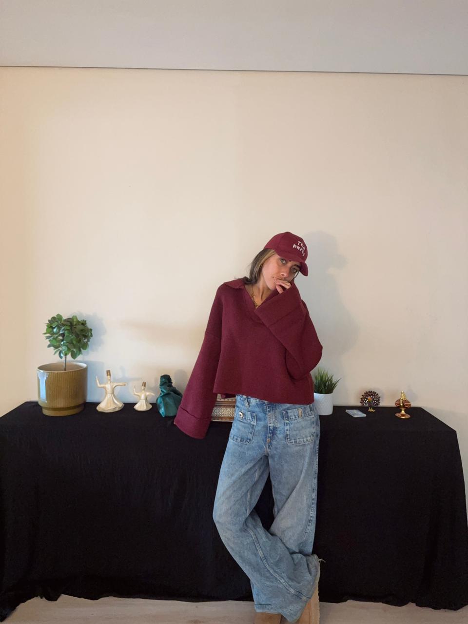 The Knitted Polo Sweater