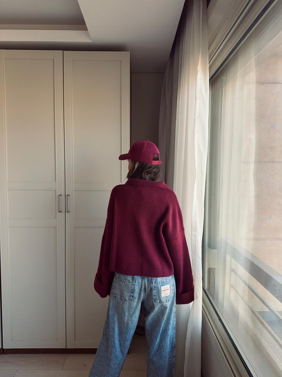 The Knitted Polo Sweater