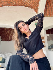 The Daylight Lace Sleeve Tee