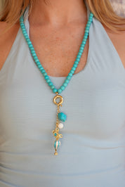 The Long Turquoise Charm