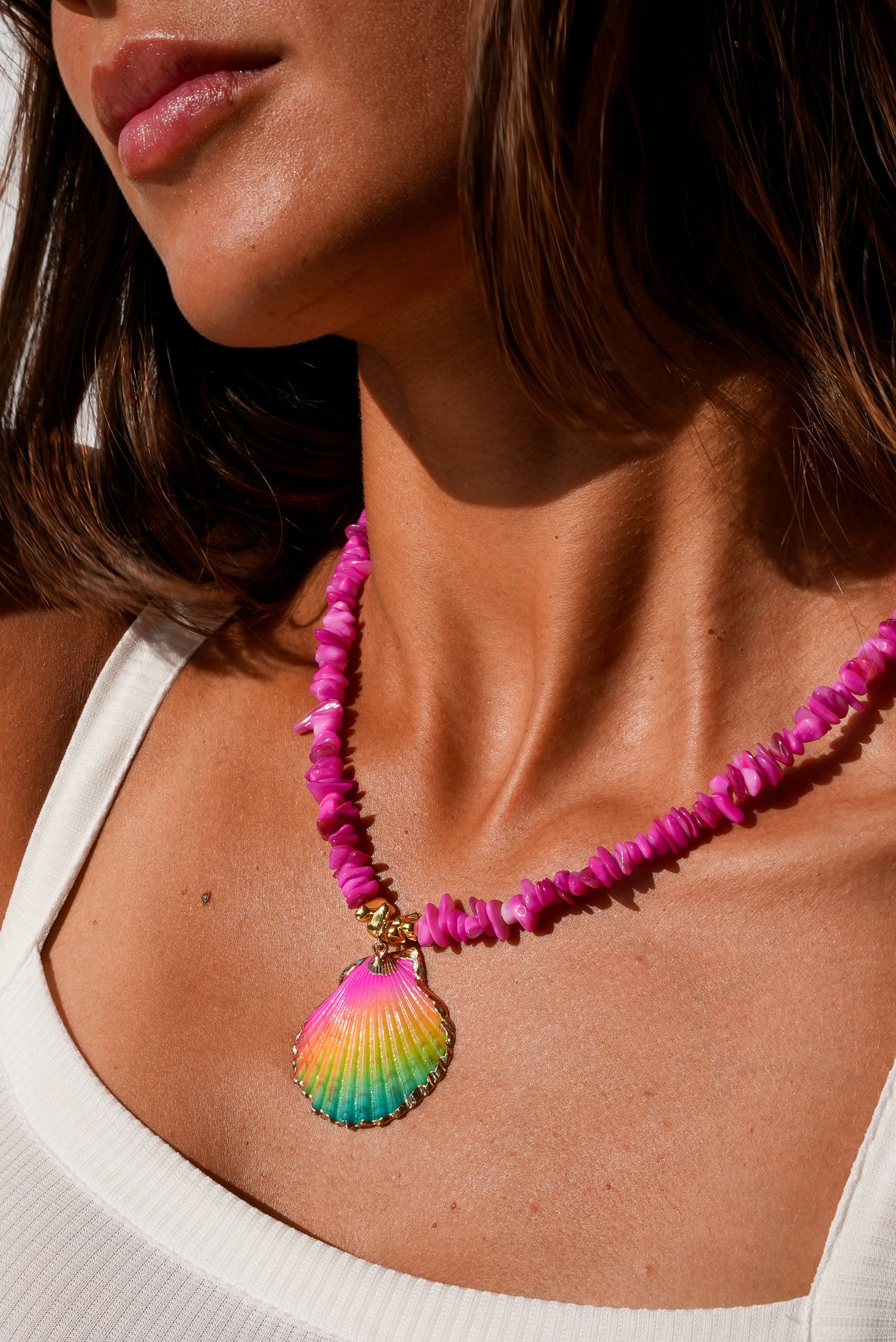 The Pink Sunset Necklace