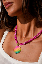 The Pink Sunset Necklace