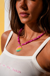 The Pink Sunset Necklace