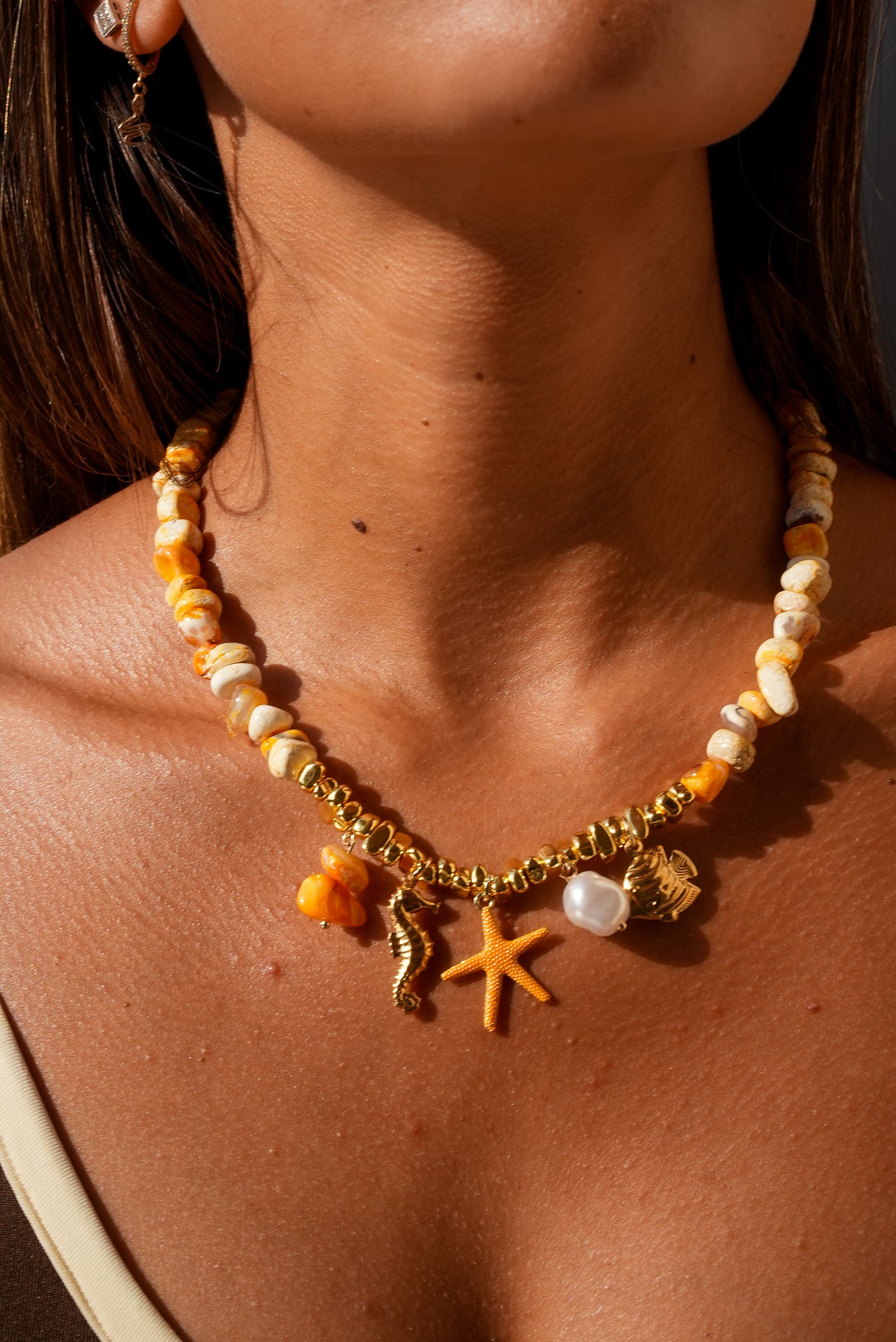 The Wow Orange Necklace