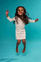 Kids Knitted Backless Dress