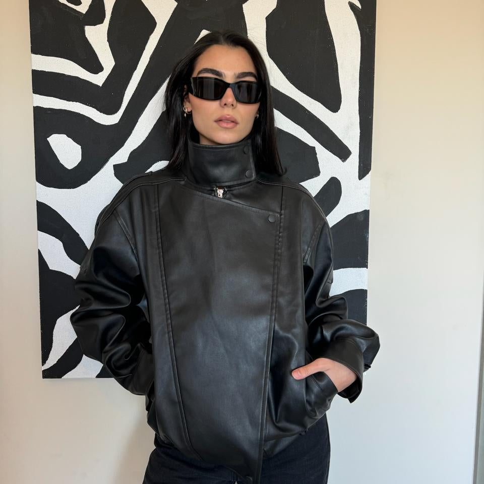 The Bomber Leather Jacket