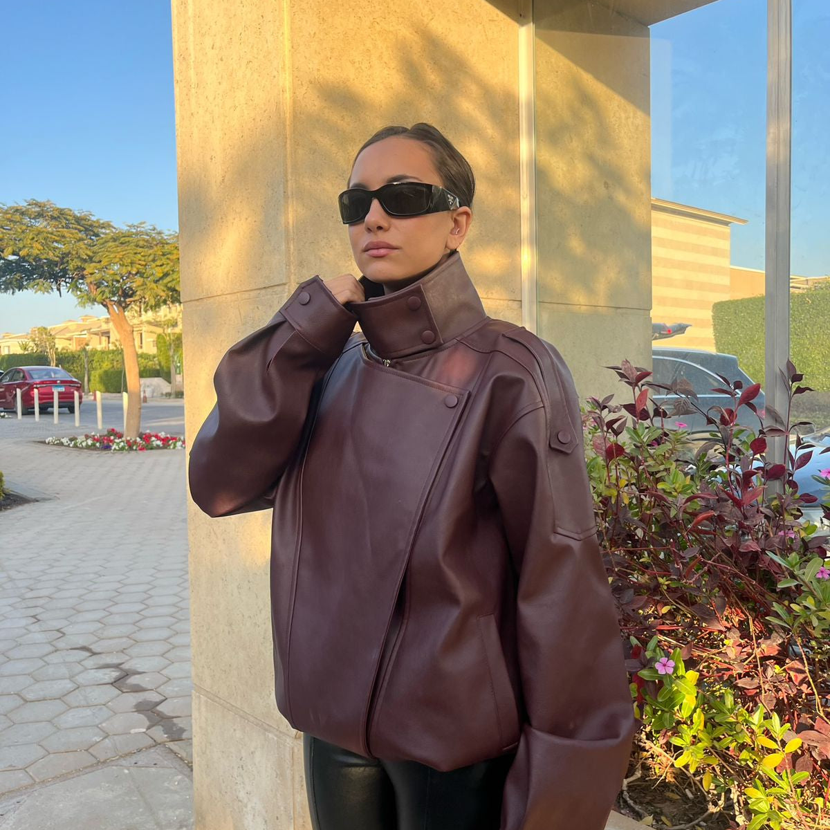 The Bomber Leather Jacket