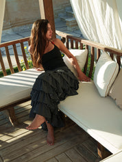 The Long Polka Dot Ya Leil Skirt