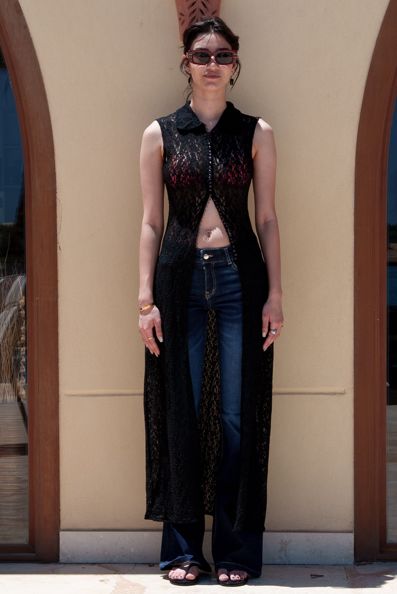 The Noir Lace Top