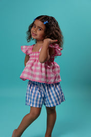 Kids Pink Picnic Top