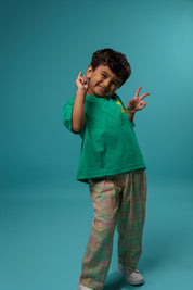 Kids Green Lemon Drink Tshirt