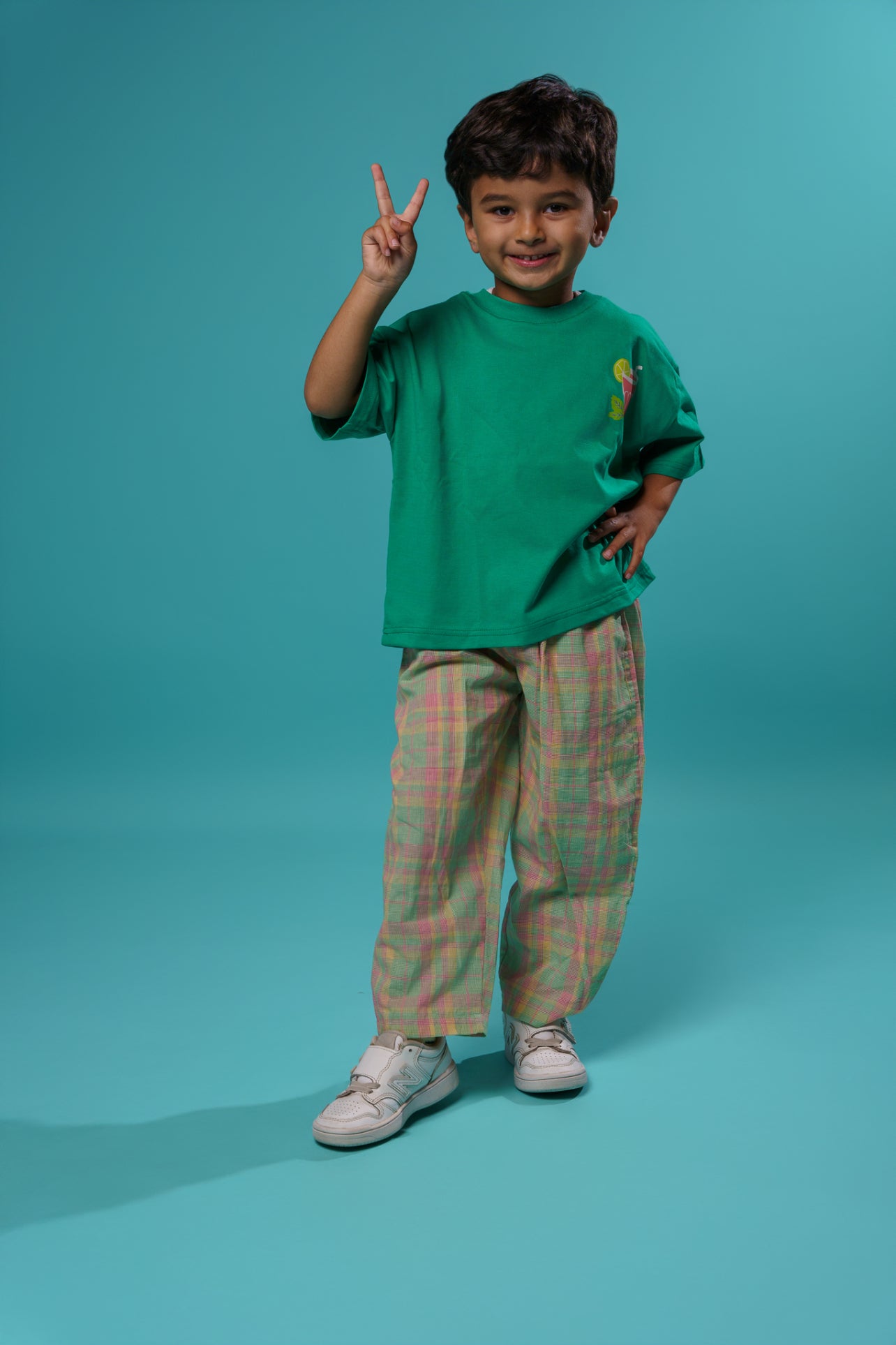 Kids Green Lemon Drink Tshirt