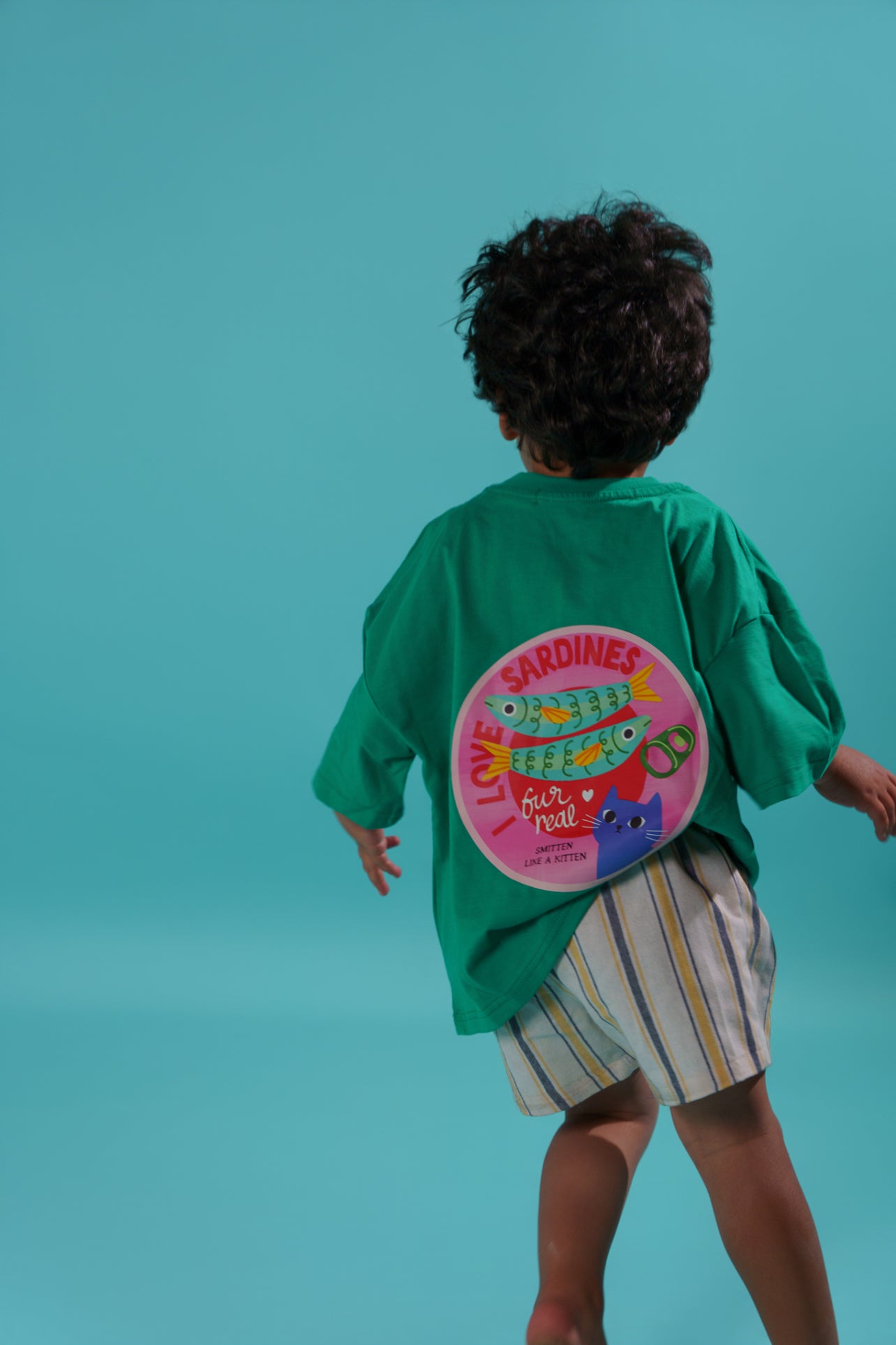 Kids Green Sardines Tshirt