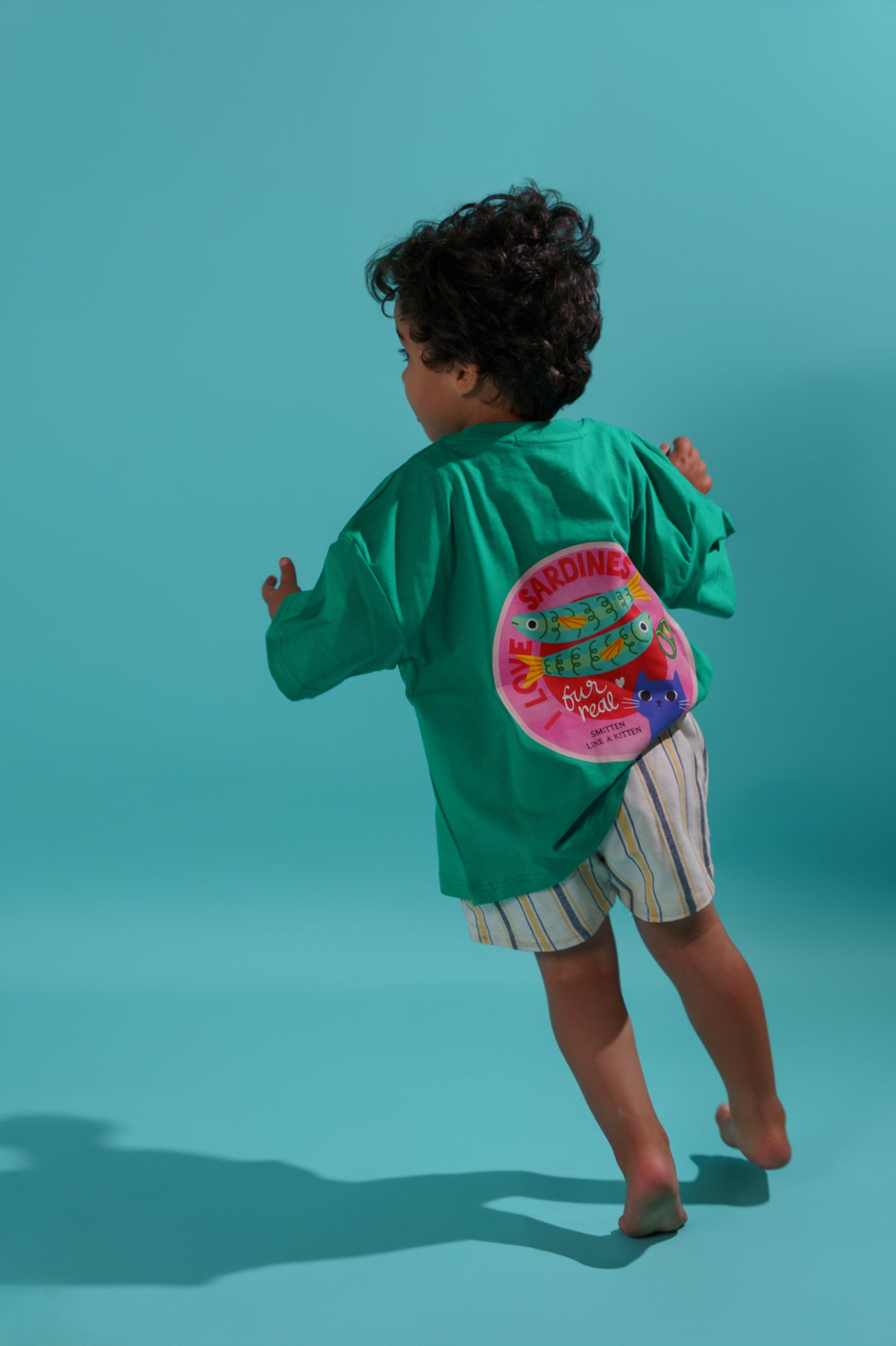 Kids Green Sardines Tshirt
