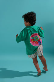 Kids Green Sardines Tshirt