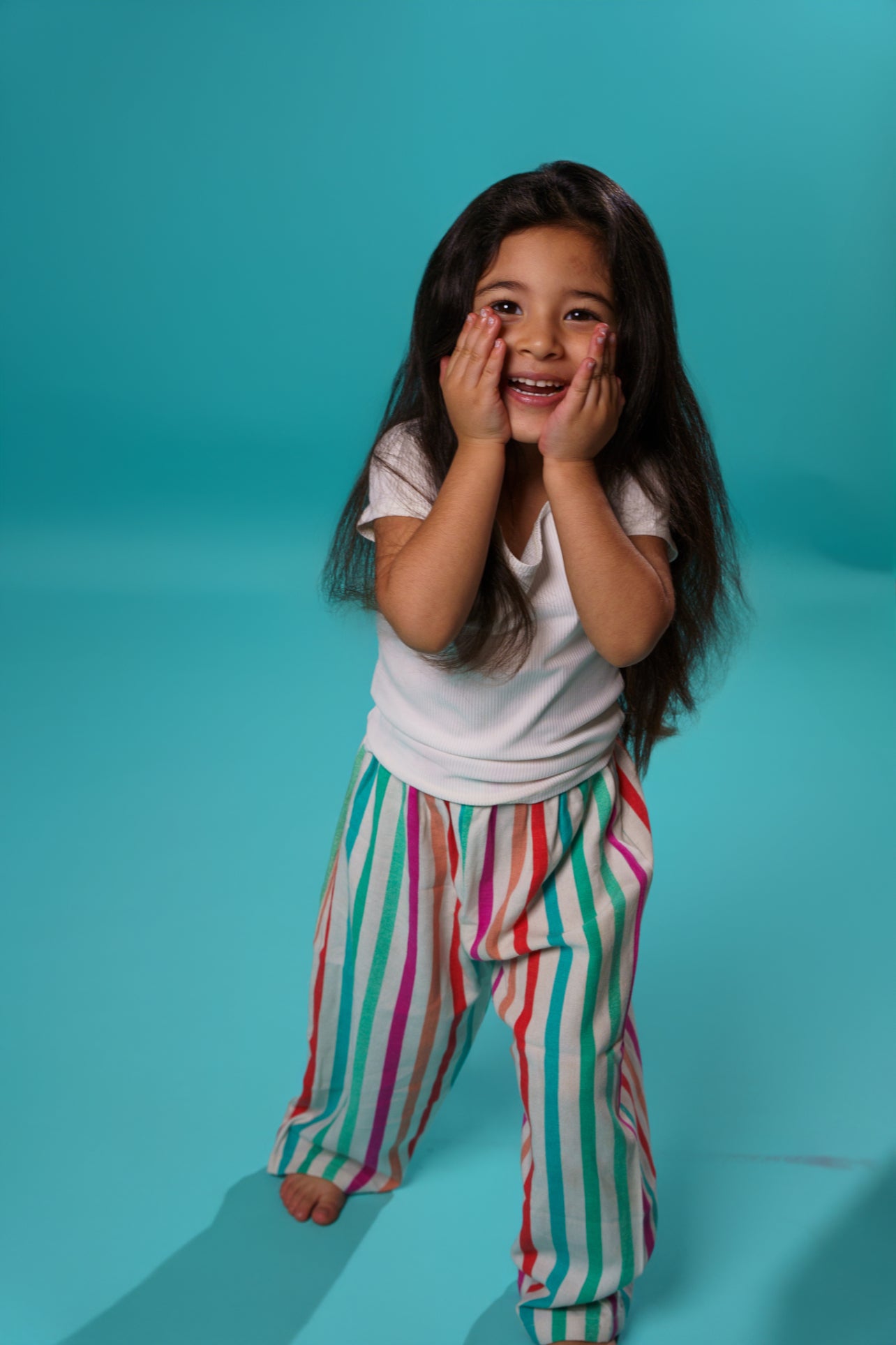 Kids Rainbow Lined Pants