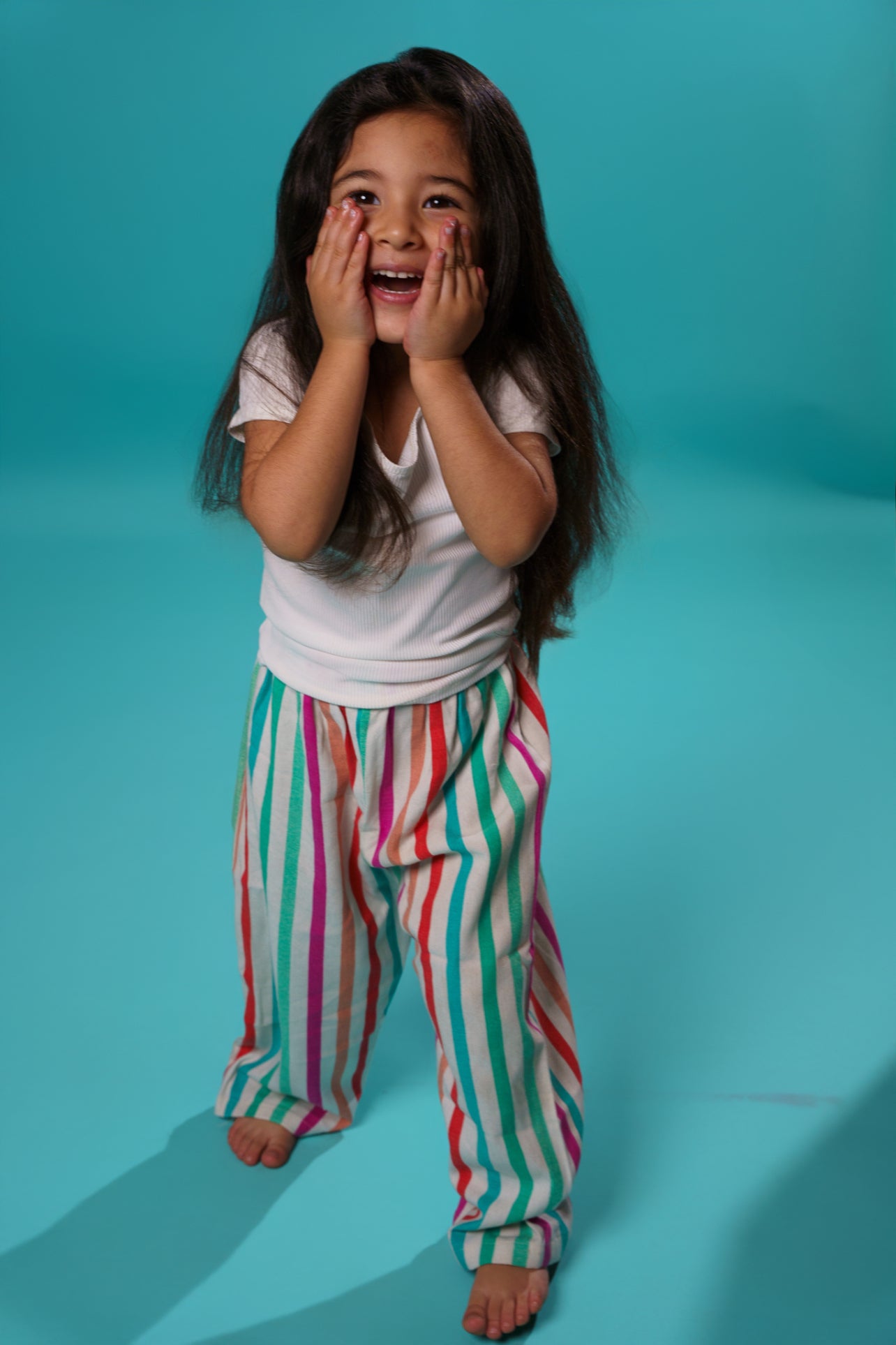 Kids Rainbow Lined Pants