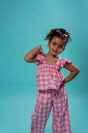 Kids Pink Picnic Top