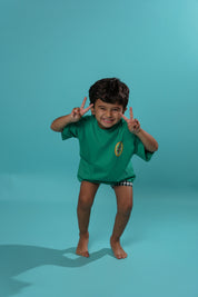 Kids Green Pop Shirt