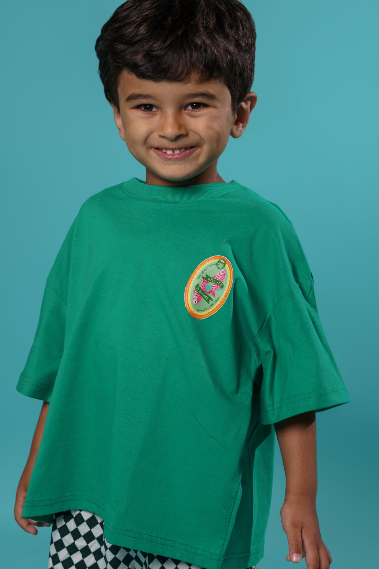 Kids Green Pop Shirt