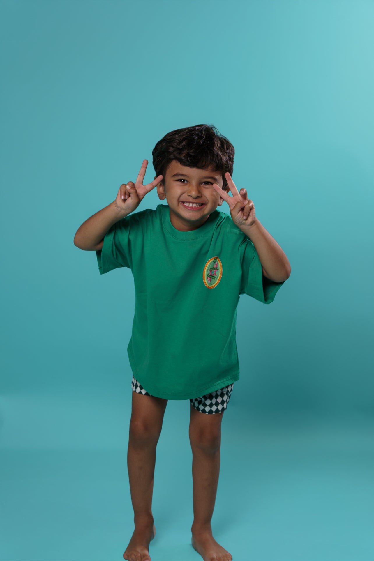 Kids Green Pop Shirt