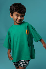 Kids Green Pop Shirt
